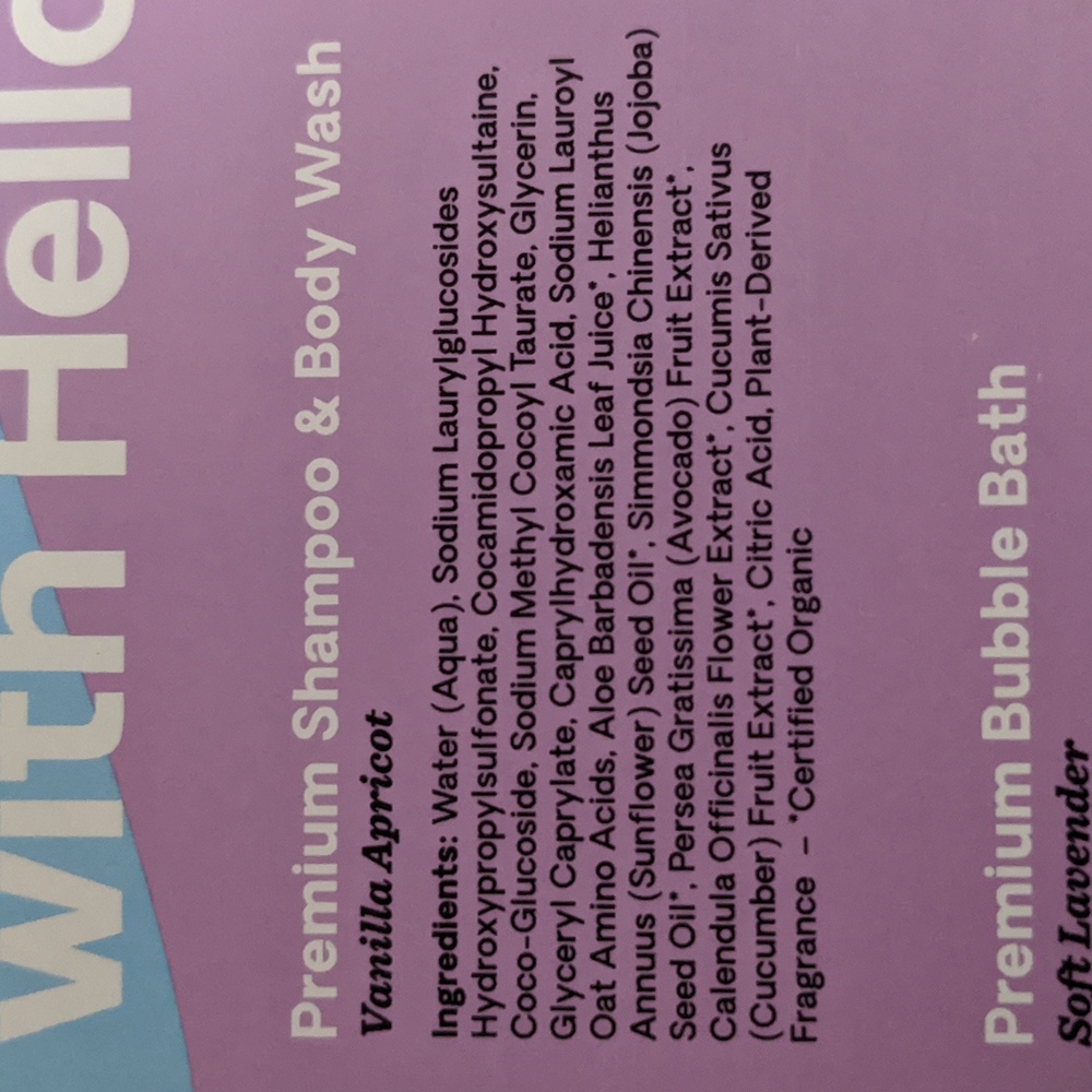 Hello Bello Squeaky Clean Kiddo Kit, Baby Bath Time Gift Set - Picture 5 of 5